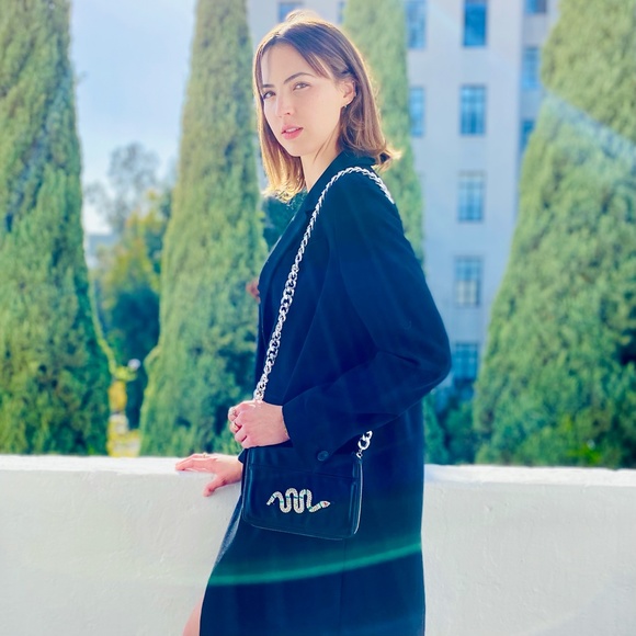 New! Chunky Chain Snake Purse - Picture 5 of 16